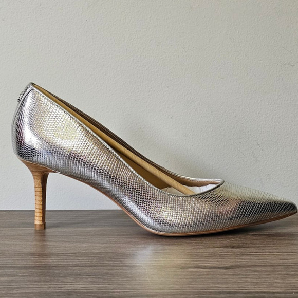 Lauren Ralph Lauren Women's Lanette Pointed Toe Pumps Size 9.5 Silver NWT - Picture 4 of 8